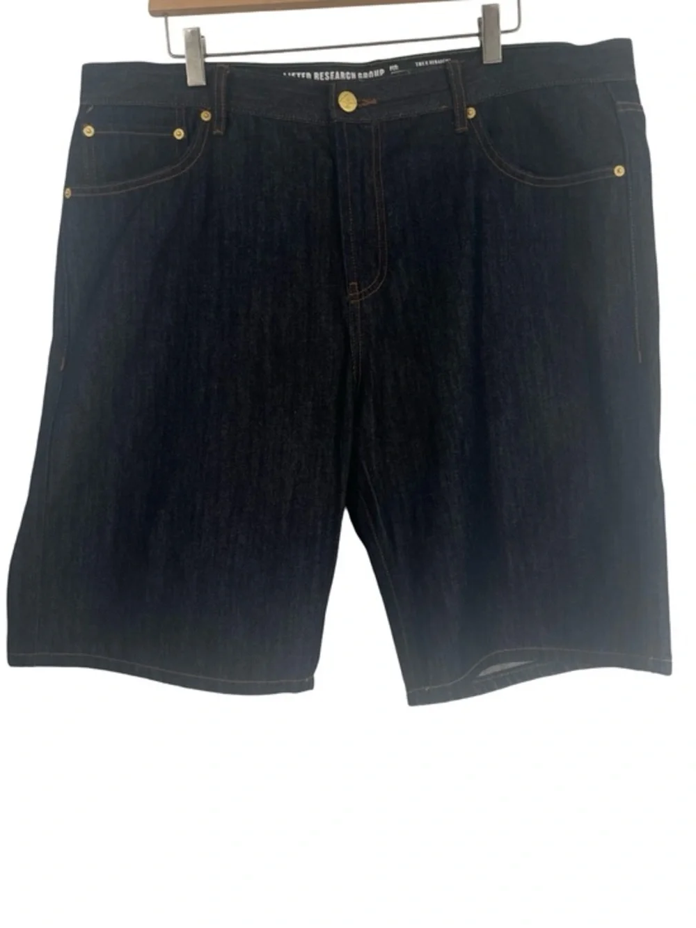 Lrg Lifted Research Group True Straight size 38 Dark Denim Jean Shorts